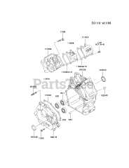 Kawasaki FE120G-DS00 - Kawasaki Engine CYLINDER/CRANKCASE