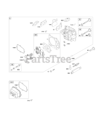 Briggs & Stratton 124602-0118-E1 - Briggs & Stratton Vertical Engine Cylinder Head