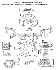 Wizard AYP 7167 B79 - Wizard Lawn Tractor (1997)