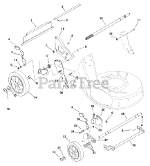 Ariens 911516 (LM 21 SW) - Ariens 21" Self-Propelled Walk-Behind Mower, 6.5hp Briggs & Stratton (SN: 000101 - 005105)