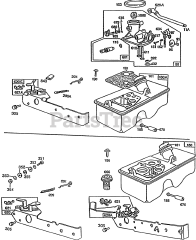 Briggs & Stratton 92902-5215-01 - Briggs & Stratton Vertical Engine Carburetor and Air Cleaners