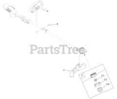 Toro 51835 T - Toro Flex-Force Power System 60V MAX String Trimmer (SN: 319000001 - 319999999) (2019)