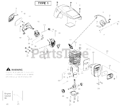 Poulan P 3314 WS - Poulan Woodshark Chainsaw, Type 1 (2008-07)
