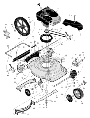 Briggs & Stratton 229510x48B - Briggs & Stratton 22" Walk-Behind Mower (2004) (Mills)