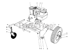 Toro 62912 - Toro Lawn Vacuum, 5hp (SN: 007000001 - 007999999) (1977)