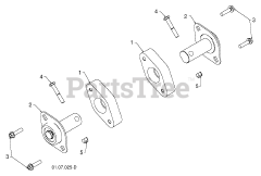 Husqvarna ST 261 E (961910030-02) - Husqvarna 24" Snow Blower (2011-05) AUGER HOUSING &amp; IMPELLER 5