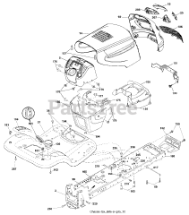 Poulan Pro PB 22H46 YTX (960420069-00) - Poulan Pro Lawn Tractor (2008-01)