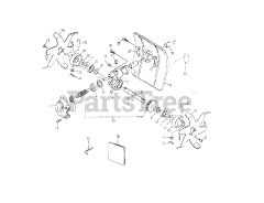 Cub Cadet 535 (590-535-150) - Cub Cadet Tiller Attachment for ST Series (2001) att3 Cultivator Assembly