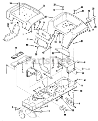 Toro 12-11BP02 (B-115) - Toro Lawn Tractor (1984)