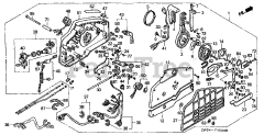 Honda BF130 A2 XA (BZBE) - Honda Marine Engine, Made in Japan (SN: BZBE-1300001 - BZBE-1400000) REMOTE CONTROL (SIDE MOUNT)