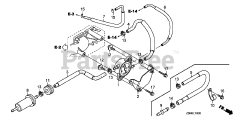 Honda GX690 TXF3 (GCBDK) - Honda Engine, Made in Japan (SN: GCBDK-1000001 - GCBDK-9999999) FUEL PUMP