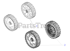 Craftsman M 260 (CMXGMAM201201) (12AVU2BZ793) - Craftsman Walk-Behind Mower (2021) Wheels