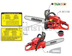 Shindaiwa 491 s - Shindaiwa Chainsaw (SN: C36413001001 - C36413999999)