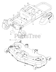 Husqvarna Z 254 (967045201-01) - Husqvarna 54" Zero-Turn Mower (2018-06) DECALS
