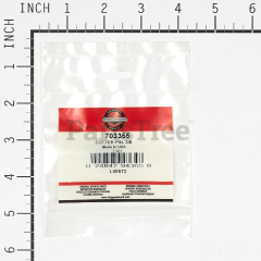 Snapper 80004458 Cotter Pin, 3/8 Self Locking, Clear/Zinc - image 3