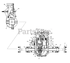 Huskee 14AJ848H131 - Huskee Garden Tractor (2000) (Tractor Supply)
