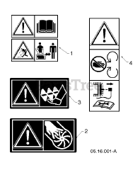 Poulan Pro PR 300 (961920071-05) - Poulan Pro Snow Thrower (2018-02) DECALS