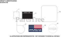 Kohler ECH749-3152 - Kohler Command PRO EFI Engine, Basic Version, 26.5hp, 19.8kW 12 Identification