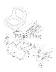 Husqvarna Z 248 F (967303602) - Husqvarna 48" Zero-Turn Mower (2015-01) SEAT