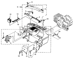 Homelite SUPER 2 (UT-10697-E) - Homelite Chainsaw Engine Housing