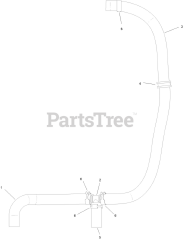 Toro 72523 - Toro 60" GrandStand Multi-Force Stand-On Mower (SN: 411600000 - 999999999) Hydraulic Hose Assembly No. 145-3466