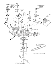 Cub Cadet 933 E (12AE751-100) - Cub Cadet Walk-Behind Mower Mower Deck Assembly