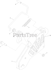 Toro 74926 (6000) - Toro 60" Z Master Zero-Turn Mower, Side-Discharge Deck (SN: 403005770 - 404319999) Height-of-Cut Assembly No. 109-7438