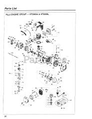RedMax HT 2300 A - RedMax Hedge Trimmer (SN: 964334 - 968059) (2000-07)