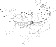 Toro 79558 - Toro 48" GrandStand Stand-On Mower (SN: 290003001 - 290999999) (2009) Electrical Assembly