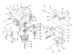 Toro 22-14O501 (244-5) - Toro Yard Tractor (SN: 010000001 - 019999999) (1991)