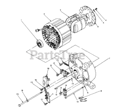 Toro 62040 (T 4000 D) - Toro Generator (SN: 008000001 - 008999999) (1988) Generator Assembly
