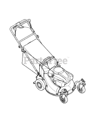 MTD 12A-98K3095 - MTD Pro Walk-Behind Mower (2009)