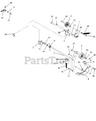 Ariens 921039 - Ariens Platinum 28" SHO Track Snow Blower, Ariens AX 369cc engine (SN: 000101 & Above)