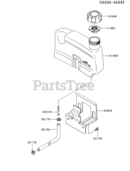 Kawasaki FJ180V-AM11 - Kawasaki Engine FUEL-TANK/FUEL-VALVE(AM11)