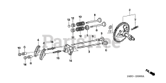 Honda GX120 UT3X QXUZ (GCCJT) - Honda Engine, Made in Thailand (SN: GCCJT-1398594 - GCCJT-9999999) CAMSHAFT