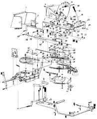 MTD 130-800H129 - MTD Lawn Tractor (1990) (Home Depot)
