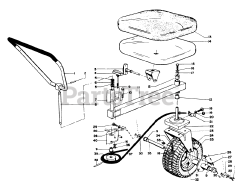 Toro 03108 - Toro 58" Professional Reel Riding Mower (SN: 002000001 - 002999999) (1982)