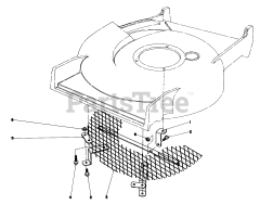 Toro 20705 - Toro Walk-Behind Mower (SN: 000000001 - 000999999) (1980) Leaf Shredder Kit No. 59105 (optional)