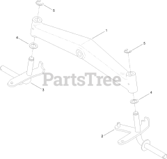Toro 71254 (XLS 380) - Toro Lawn Tractor (SN: 313000001 - 313999999) (2013) Front Axle Assembly