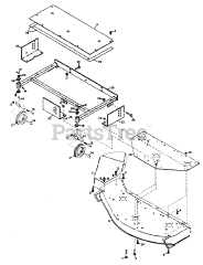 Gravely 36929 - Gravely 50" Deck for Pro-Walk Mower MOWER FRAME