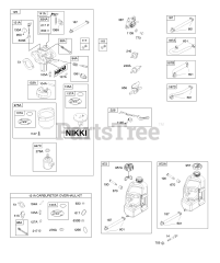Briggs & Stratton 21R877-0068-B1 - Briggs & Stratton Vertical Engine Carburetor, Fuel Supply, Kit - Carburetor Overhaul