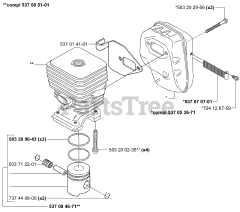 Husqvarna 326 RX - Husqvarna String Trimmer (2001-03) Muffler