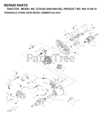 Husqvarna GTH 220 (954140012-E) - Husqvarna Garden Tractor (1998-09) TRANSMISSION 2