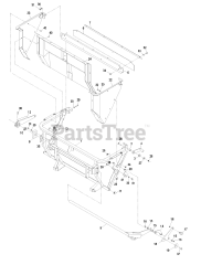 Exmark LHPUVD4448 - Exmark Ultra Vac QDS Bagger for 44" & 48" Lazer HP Mower (SN: 720000 - 789999) (2008) Lower Hopper Assembly