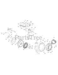 MTD 370-SUB-11 - MTD Engine 370-SUB-11 Starter Assembly &amp; Blower Housing