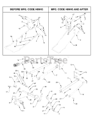 Cub Cadet 831 (590-831-100) - Cub Cadet Deck Lift Kit General Assembly