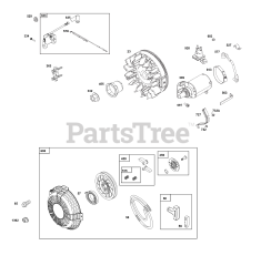 Briggs & Stratton 295347-0209-F1 - Briggs & Stratton Horizontal Engine