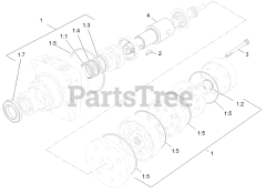 Exmark VT691KA524 - Exmark 52" Vantage Stand-On Mower, Kawasaki FS691V (SN: 312000000 - 312999999) (2012) Wheel Motor Assembly No. 116-4851