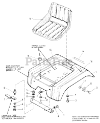 Simplicity 7010 (1690334) - Simplicity 42" Garden Tractor, 10hp Seat &amp; Deck Group (7010 &amp; 7016)