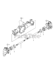 Cub Cadet Yanmar Ex3200 (54ACC4MN727) - Cub Cadet Yanmar Ex Series Compact Tractor Front Drive Shaft